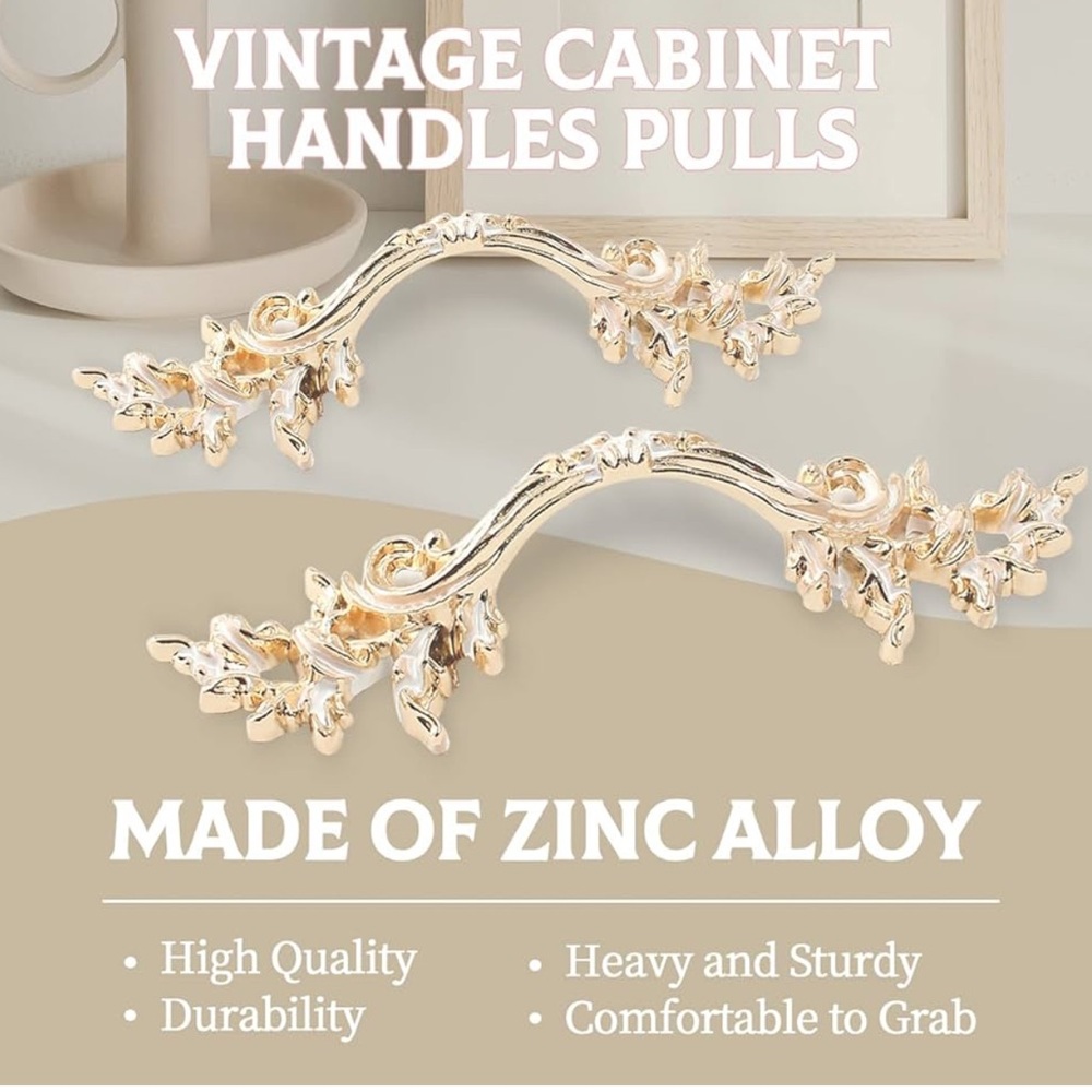 ✅ VTG Style Cabinet/Drawer Pulls (set of 5)